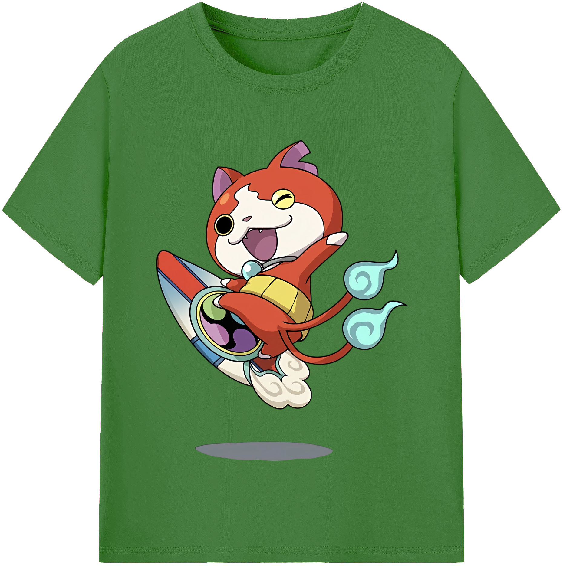 （画像用） 妖怪ウォッチ Yo-kai Watch レディースカジュアルプリントTシャツ（綿100％）